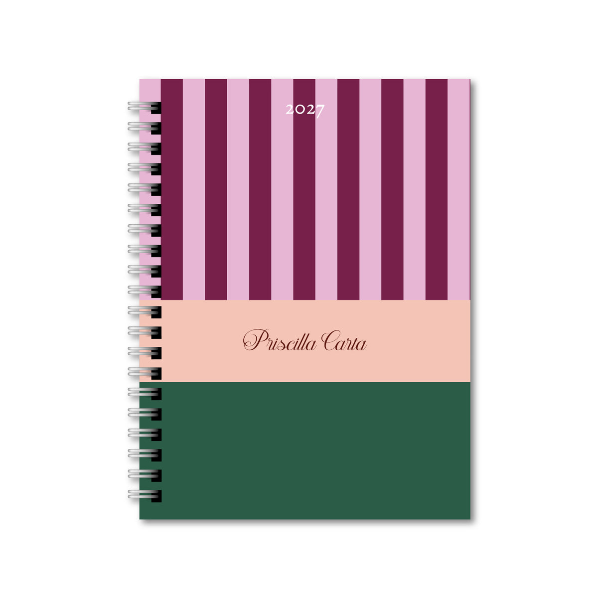 Ejemplo personalizado Rosa y Bosque